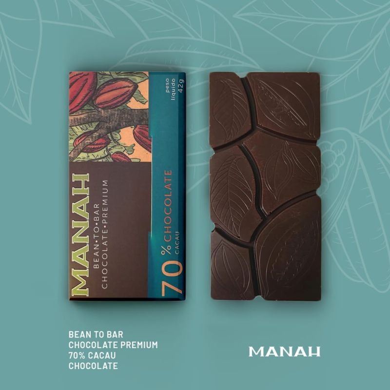 CHOCOLATE MANAH 70% CACAU 42g